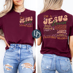 Jesus Lovin' Praying Mama With Oversized Pocket *DTF Transfer*