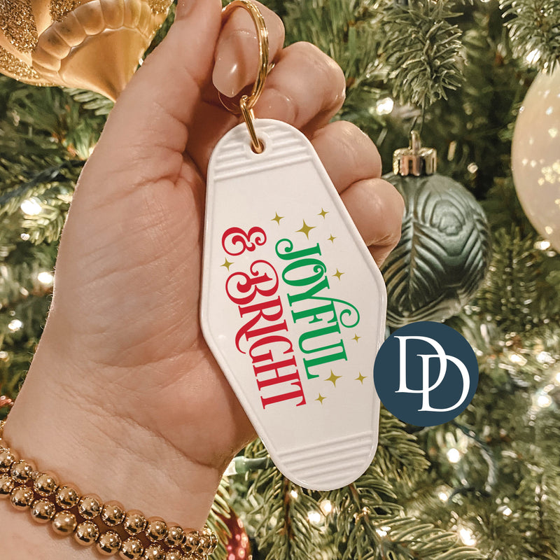 Joyful And Bright *Motel Keychain UV DTF Decal*
