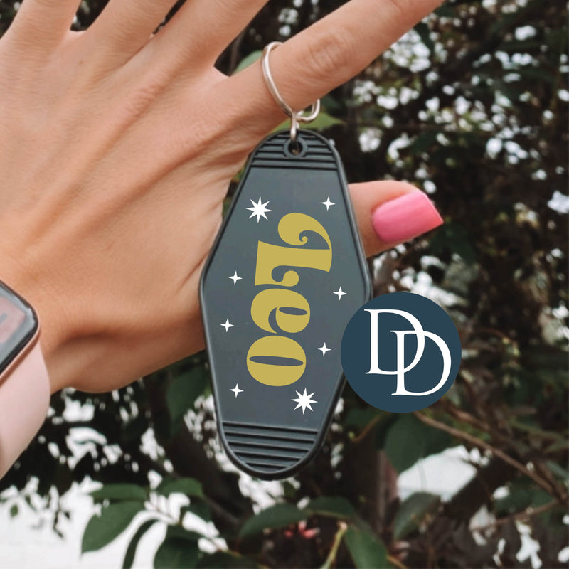 Leo Stars *Motel Keychain UV DTF Decal*