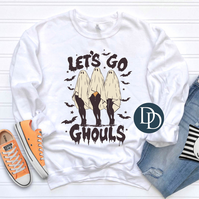 OVERSIZED Let's Go Ghouls Girl Ghosts *DTF Transfer*