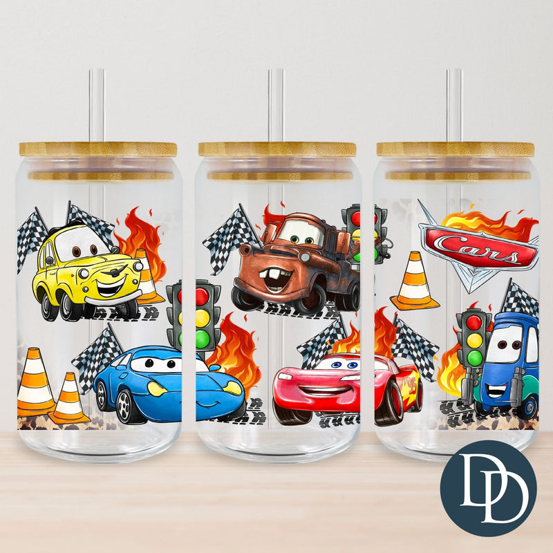 Lightning Mater and Friends *UV DTF Cup Wrap*