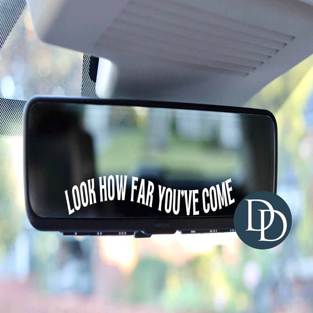 Rearview Mirror UV DTF Decals | Peel and Stick Mirror Decals – Dapper ...