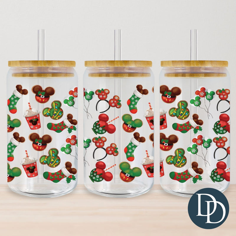 Magical Mouse Snacks And Stockings *UV DTF Cup Wrap*