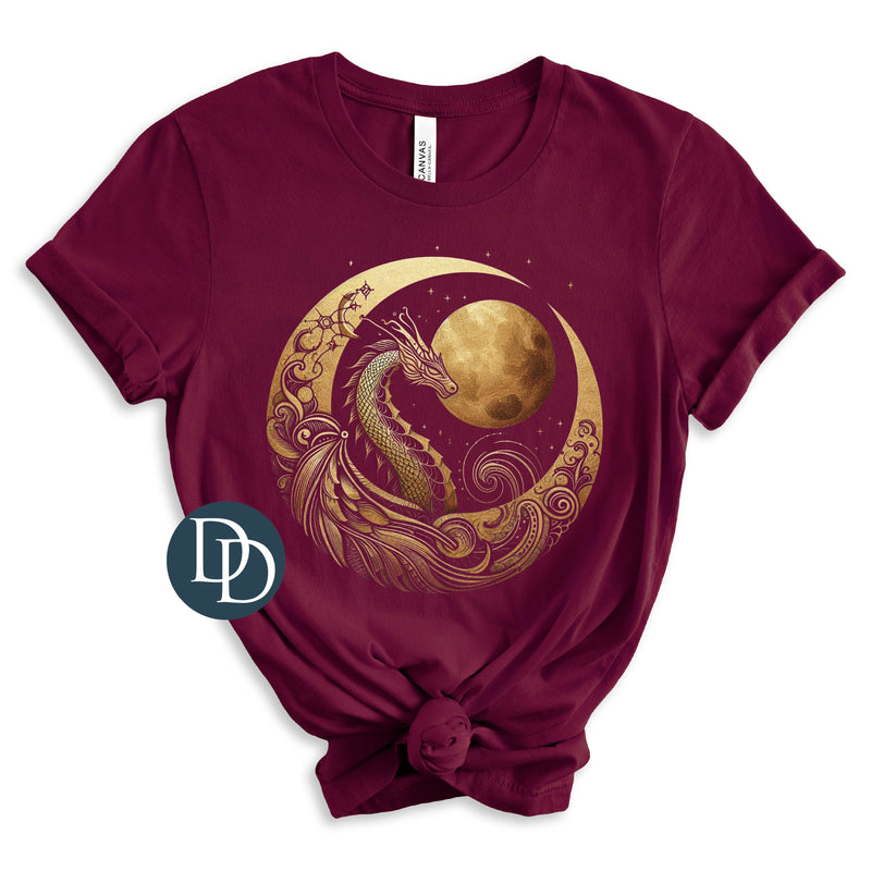 Magical Mystic Dragon Moon *DTF Transfer* โ Dapper Designs