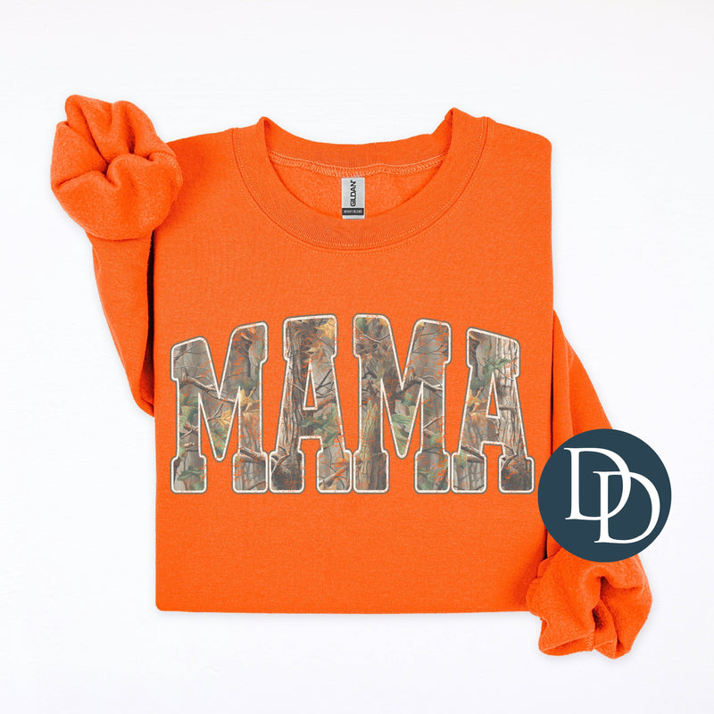 Mama Distressed Hunting Camo *DTF Transfer*