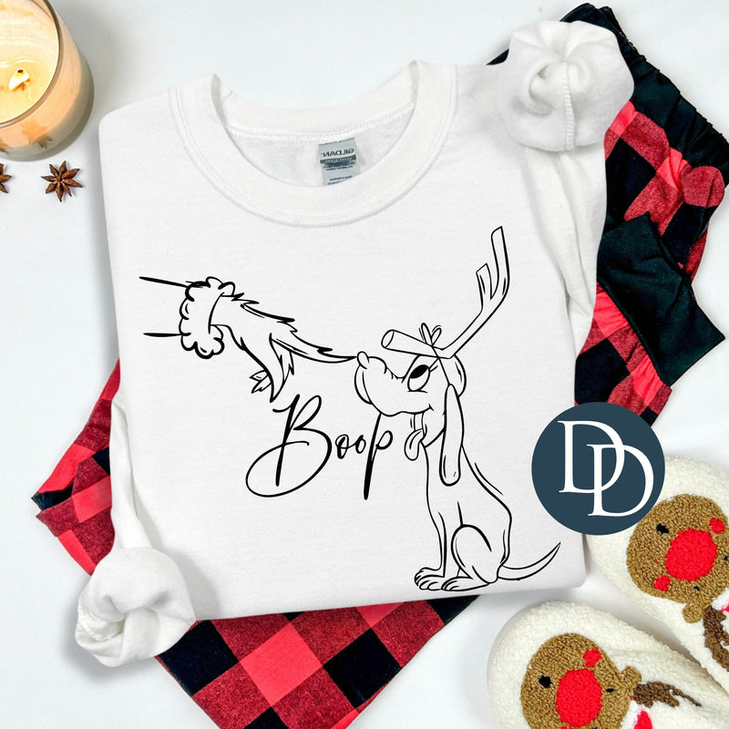 Max Boop (Black Ink) *Screen Print Transfer*