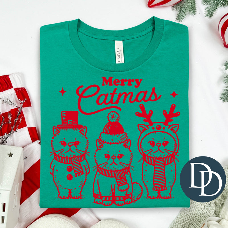 Merry Catmas *DTF Transfer*