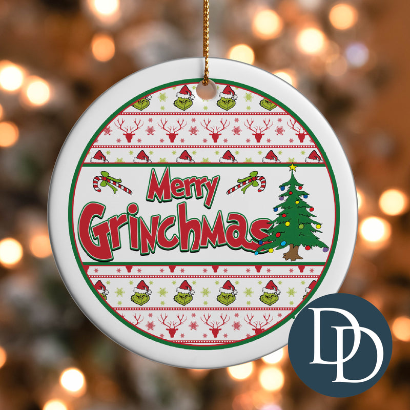 Merry Grnchmas *UV DTF Ornament Decal*