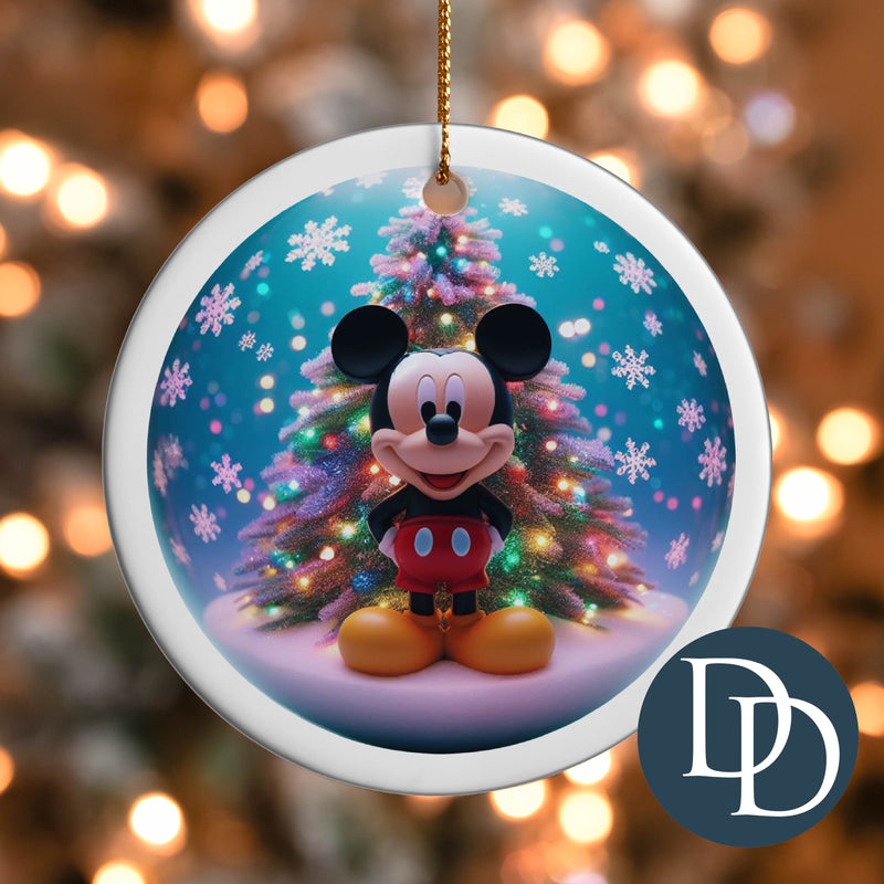 MickE Christmas Snow Globe *UV DTF Ornament Decal*