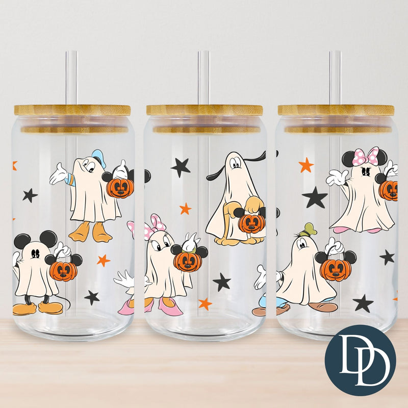 MickE Friends Neutral Ghosts *UV DTF Cup Wrap*