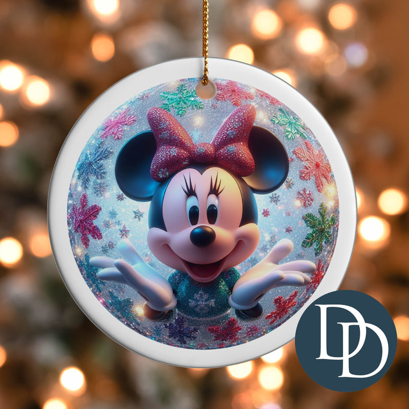 MinnE Snowflakes *UV DTF Ornament Decal*