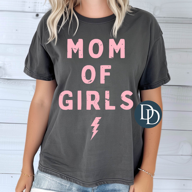 OVERSIZED Mom Of Girls Bolt *DTF Transfer*
