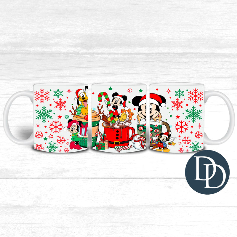 Mouse Crew Christmas Mugs *UV DTF Mug Wrap*