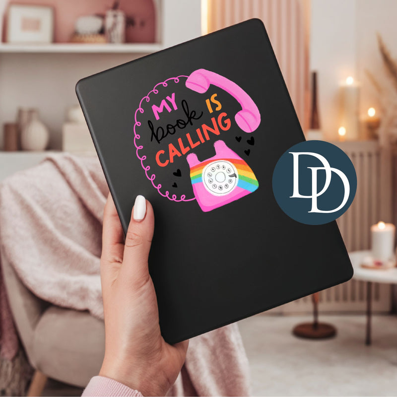My Book is Calling *UV DTF Decal*