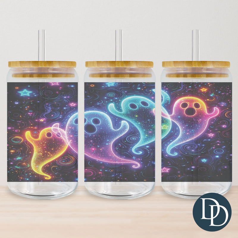 Neon Ghosts Tumbler Print *Sublimation Print Transfer*