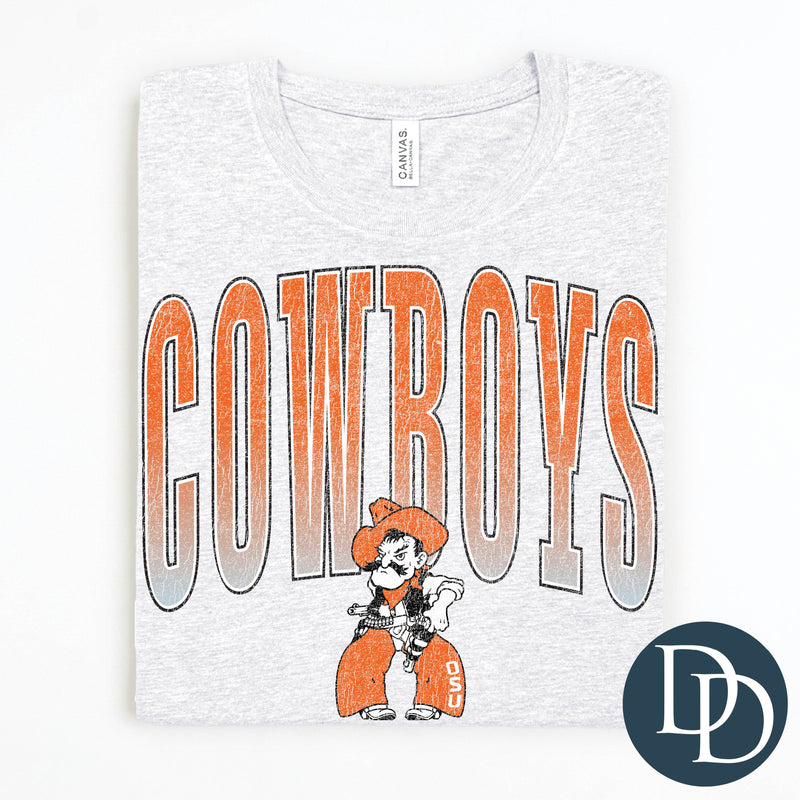 OK State Distressed Arch *DTF Transfer*