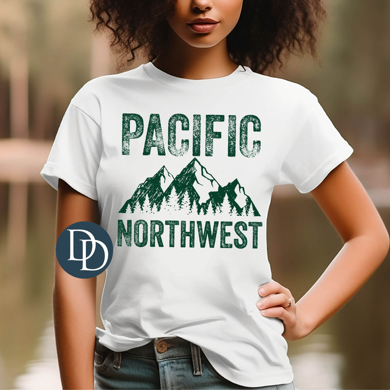 Pacific Northwest Mountain Trees *DTF Transfer*