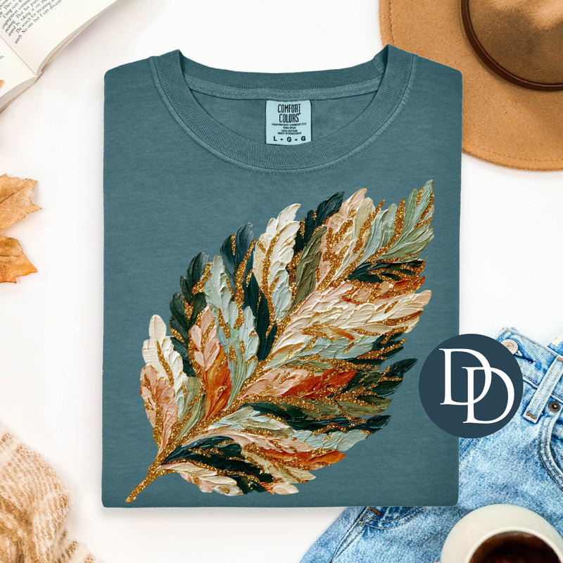Painted Fall Leaf *DTF Transfer*
