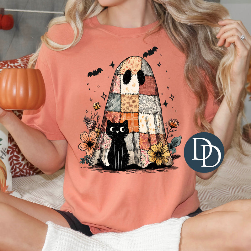 OVERSIZED Patchwork Ghost *DTF Transfer*