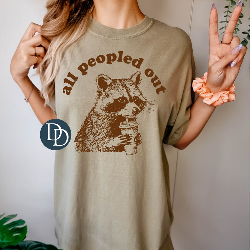 Peopled Out Raccoon Snacks *DTF Transfer*