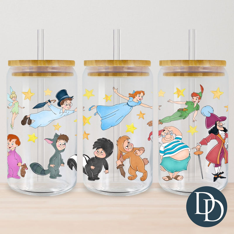 Peter Wendy and Never Land Friends *UV DTF Cup Wrap*
