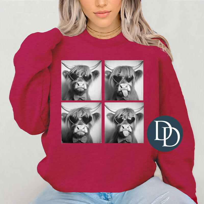 Photobooth Highland Cow *DTF Transfer*