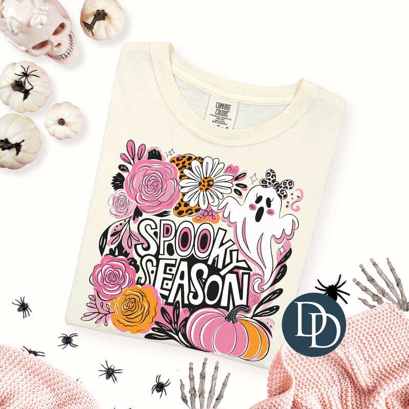 Pink And Leopard Spooky Season *DTF Transfer*