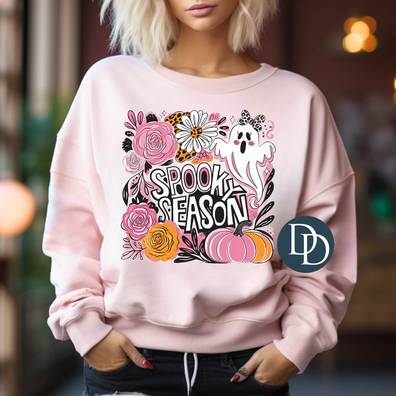 Pink And Leopard Spooky Season *DTF Transfer*