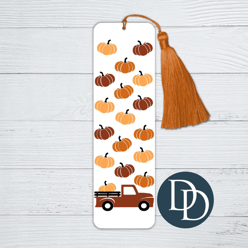 Pumpkin Truck *UV DTF Bookmark Decal*