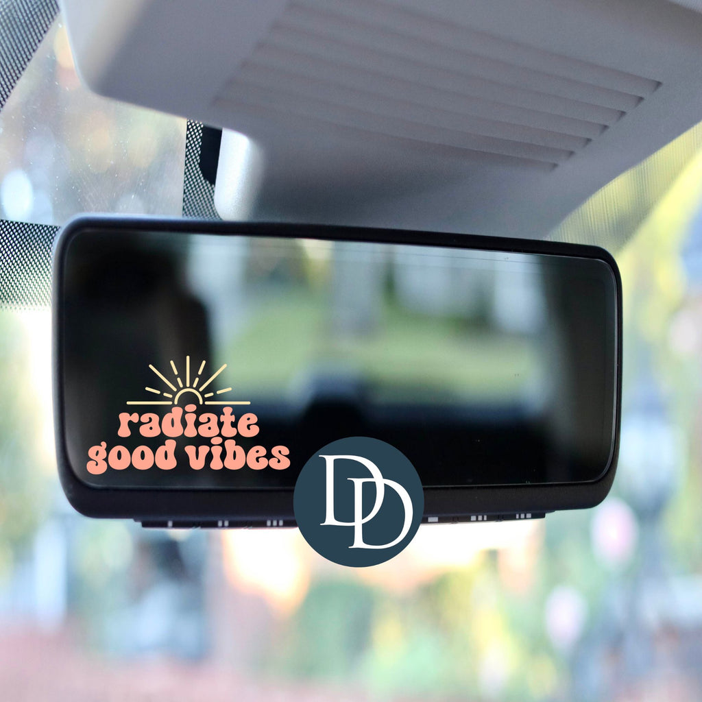 Rearview Mirror UV DTF Decals | Peel and Stick Mirror Decals – Dapper ...
