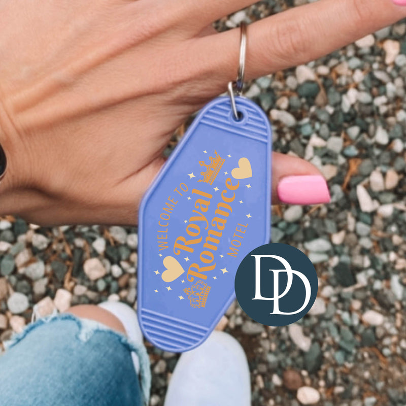 Royal Romance Motel *Motel Keychain UV DTF Decal*