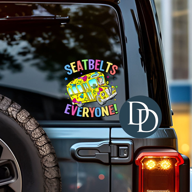 Seatbelts Everyone *UV DTF Decal*