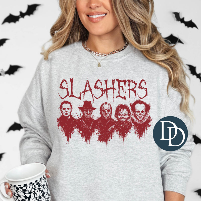 Slashers (Red Ink) - NOT RESTOCKING - *Screen Print Transfer*