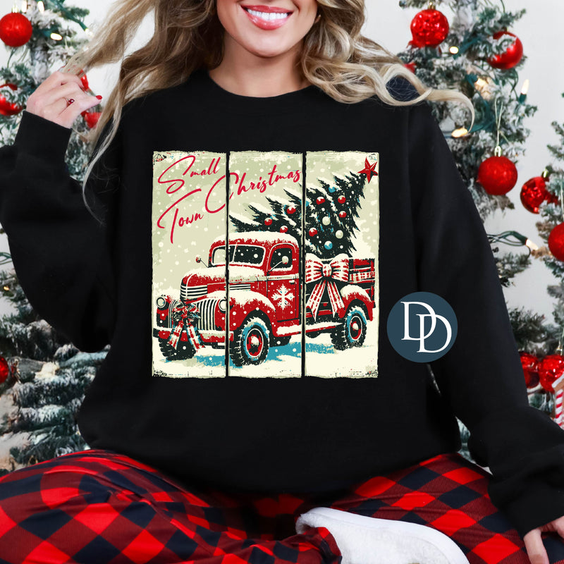 Small Town Christmas Truck *DTF Transfer*