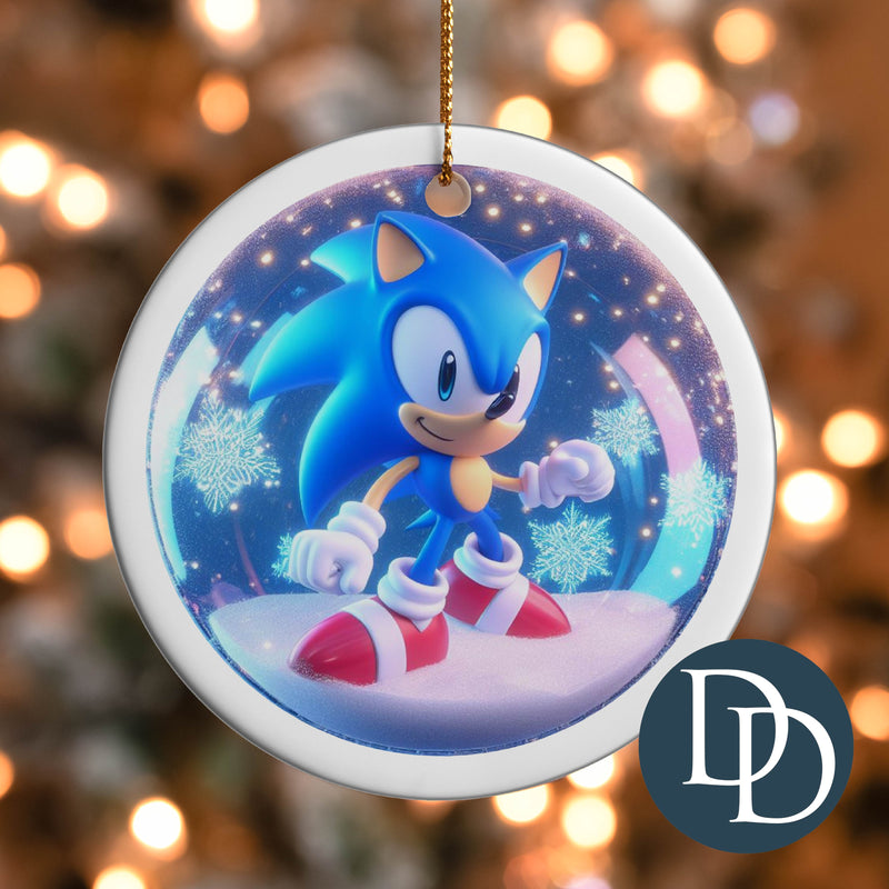 Sonic Snowflakes *UV DTF Ornament Decal*