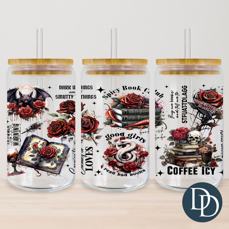 Spicy Book Club Collage *UV DTF Cup Wrap*