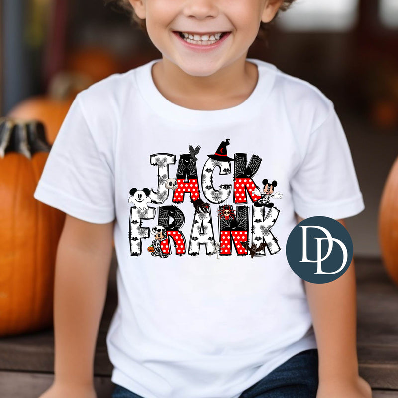 Spooky Mouse Halloween Name *DTF Transfer*