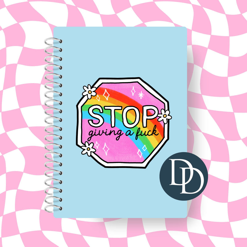 Stop Giving a Fck Stop Sign *UV DTF Decal*