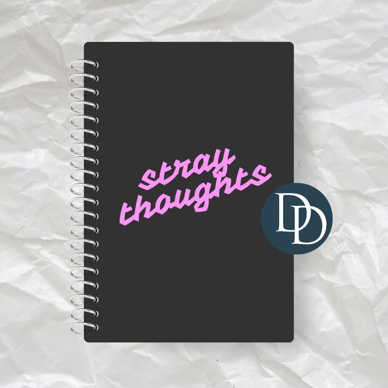 Stray Thoughts Retro *Journal UV DTF Decal*