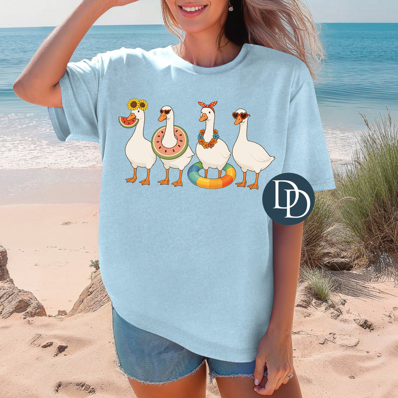 Summer Geese Friends *DTF Transfer*