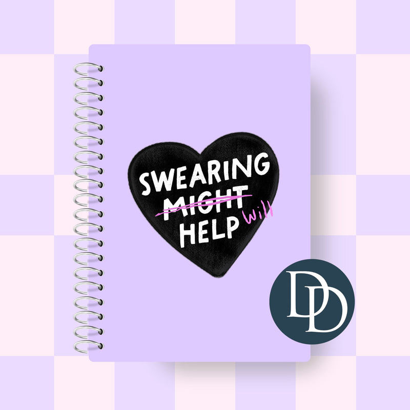 Swearing Will Help Black Heart *UV DTF Decal*