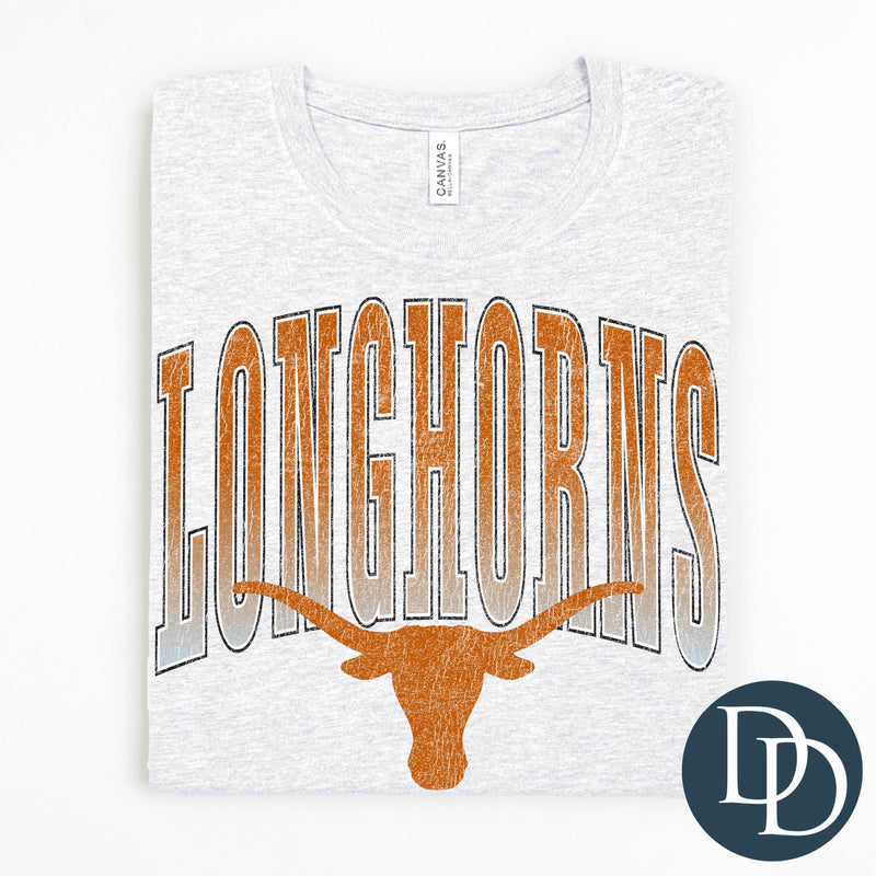 TX Long Distressed Arch *DTF Transfer*