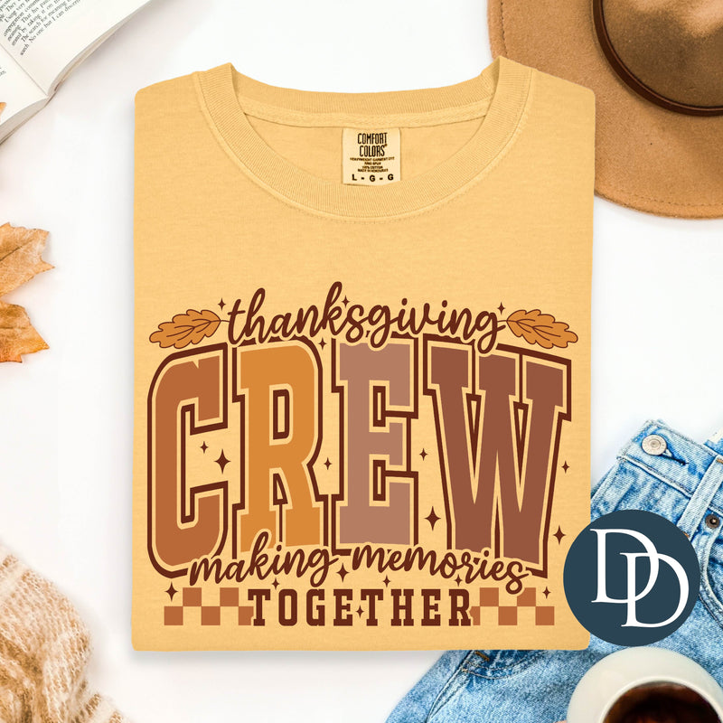 Thanksgiving Crew Checkered *DTF Transfer*