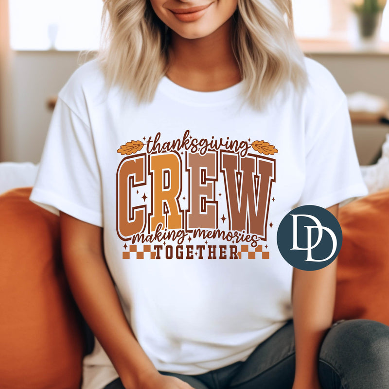 Thanksgiving Crew Checkered *DTF Transfer*