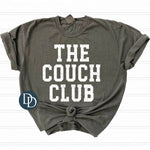 The Couch Club (White Ink) *Screen Print Transfer*