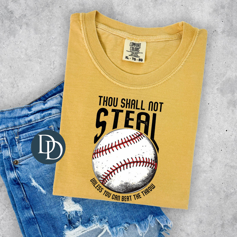 Baseball Thou Shall Not Steal *DTF Transfer*