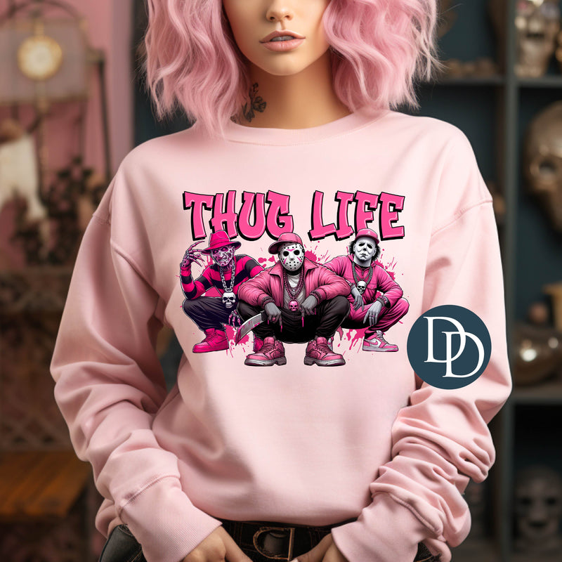 Thug Life Pink Horror Gang *DTF Transfer*