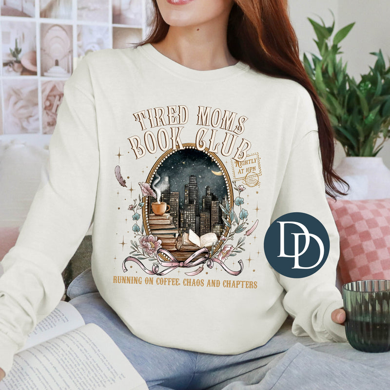 OVERSIZED Tired Moms Book Club Contemporary *DTF Transfer*