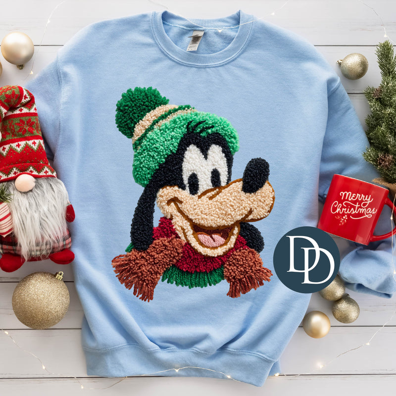 OVERSIZED Vintage Winter Goof Faux Yarn *DTF Transfer*