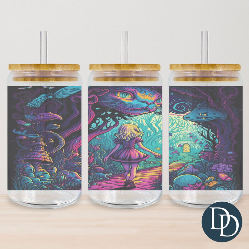 Walking Alice Tumbler Print *Sublimation Print Transfer*